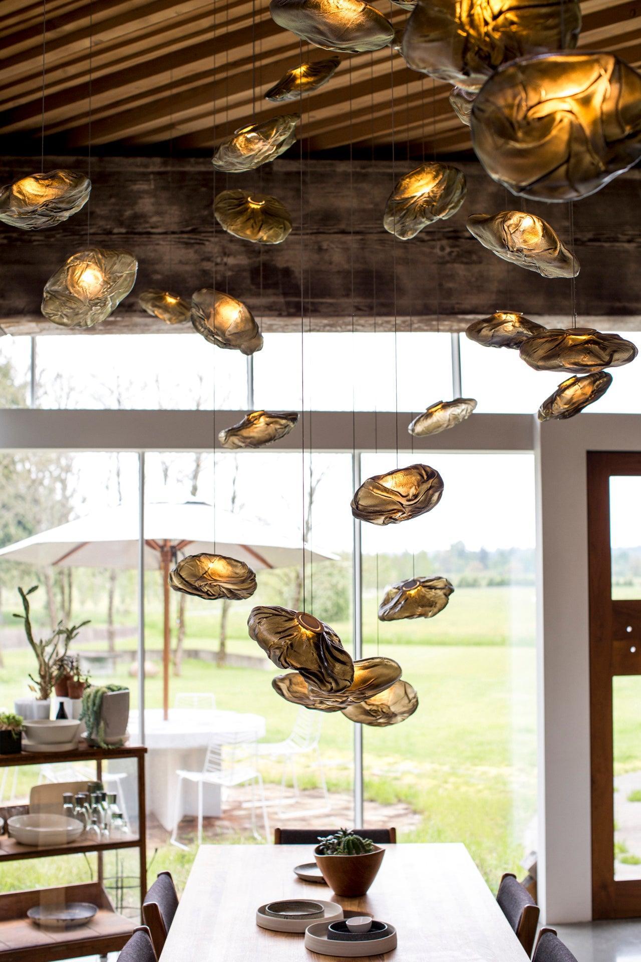 Blown Glass Random Pendant Light