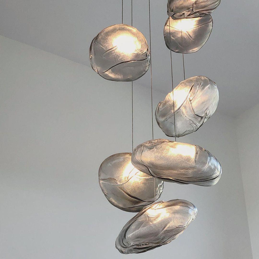 Blown Glass Random Pendant Light