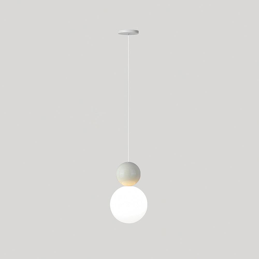 Acrylic Two Ball Pendant Light