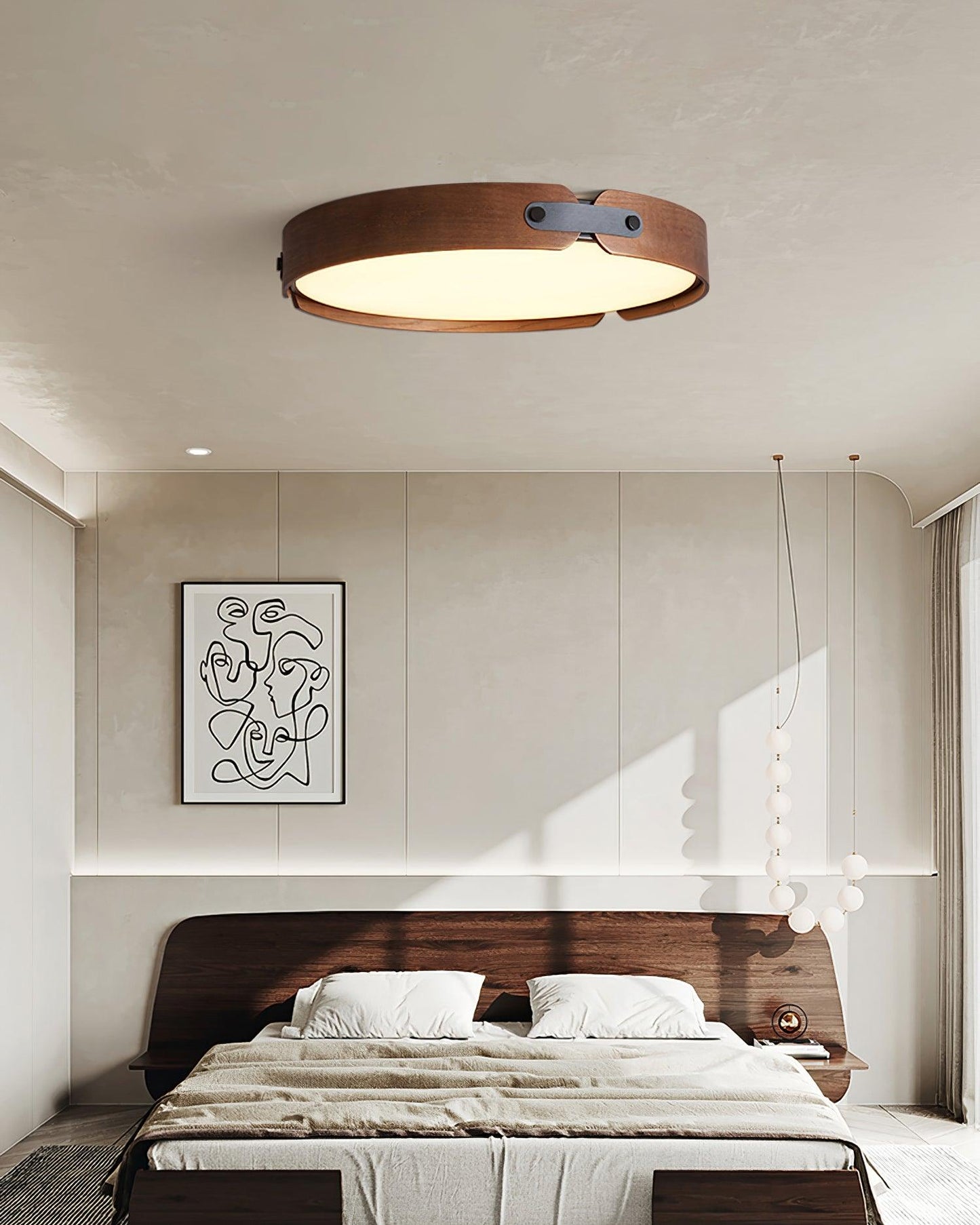 Aiwen Wood Ceiling Light