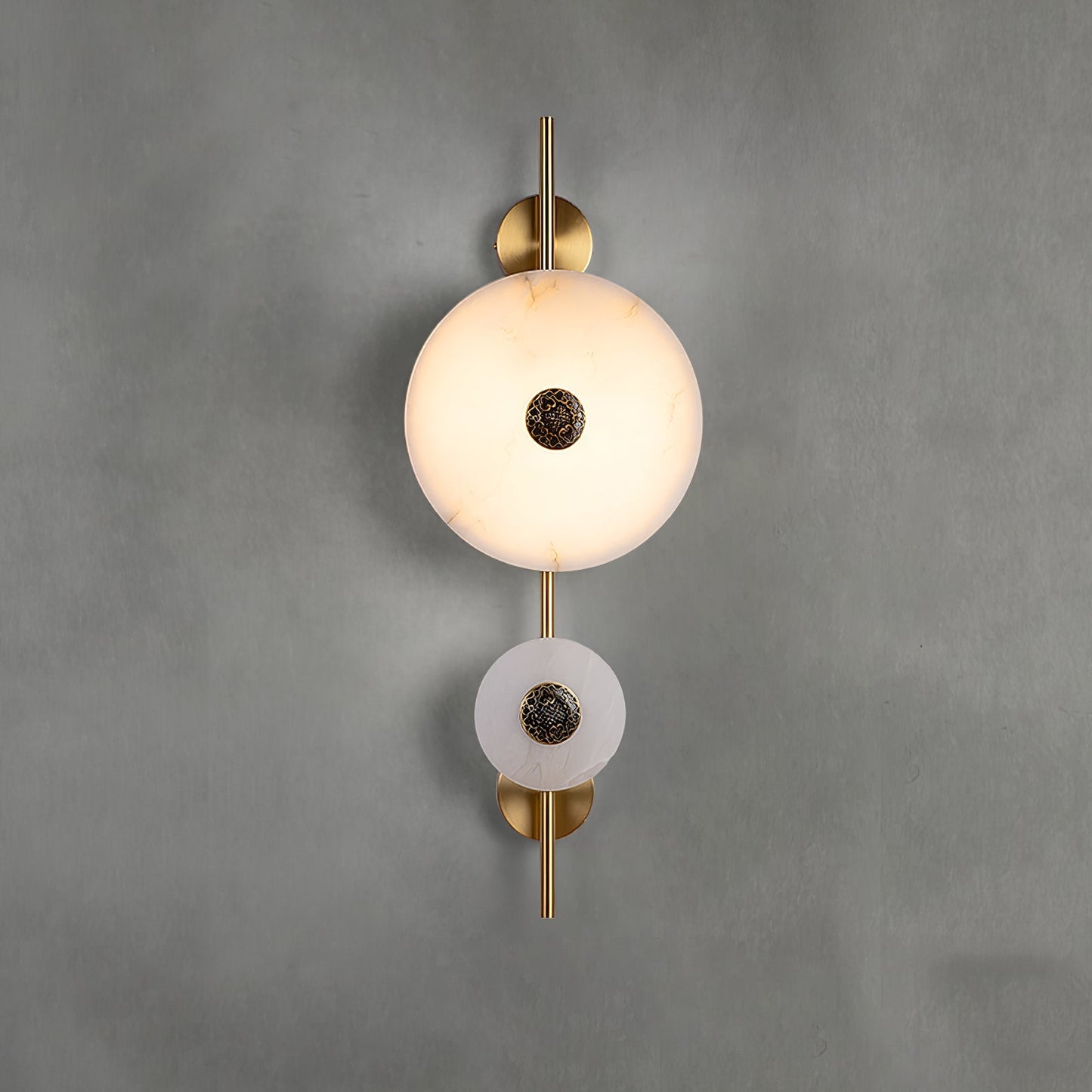 Alabaster Eclipse Wall Light