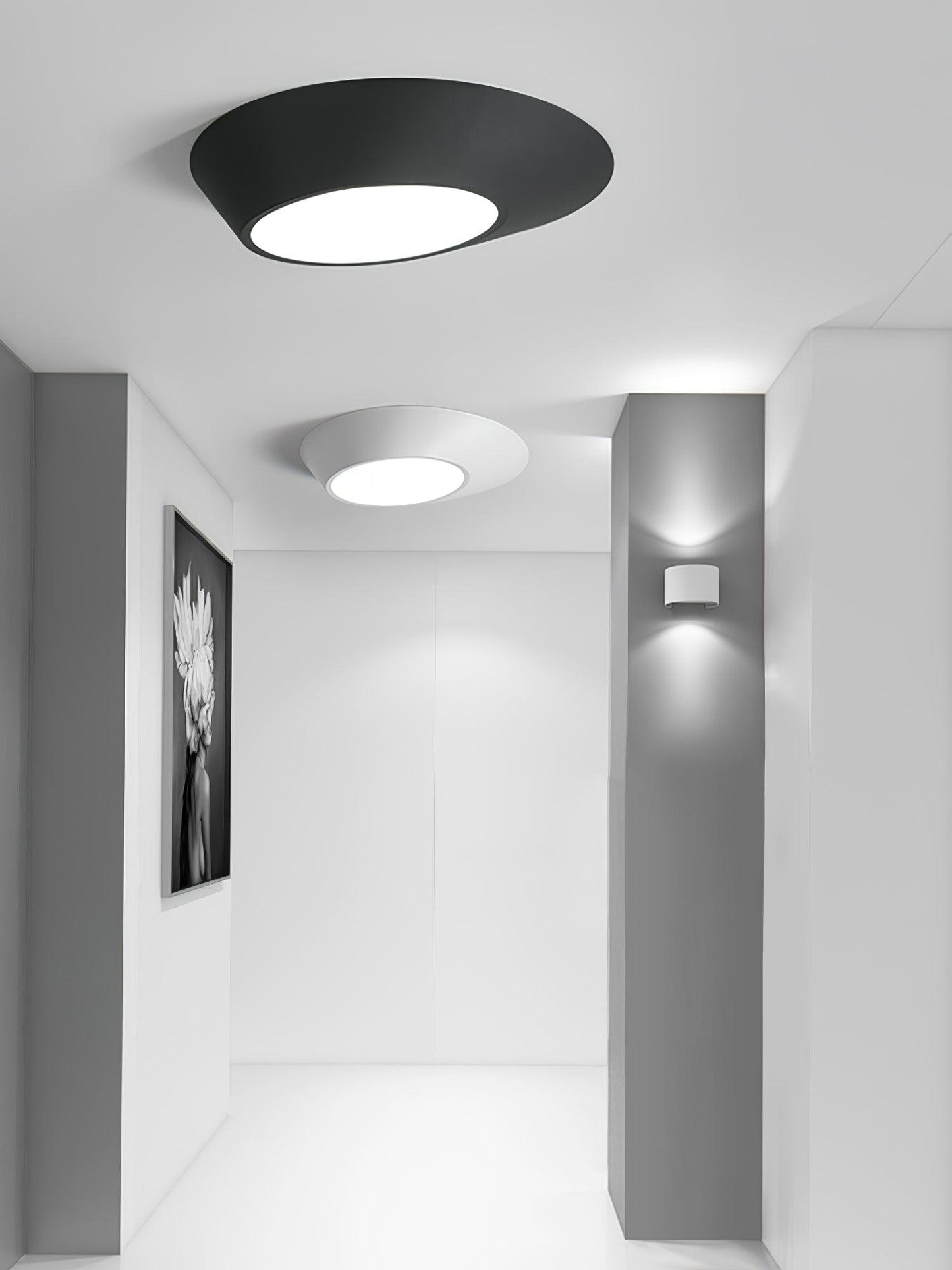 Angled Ceiling Light