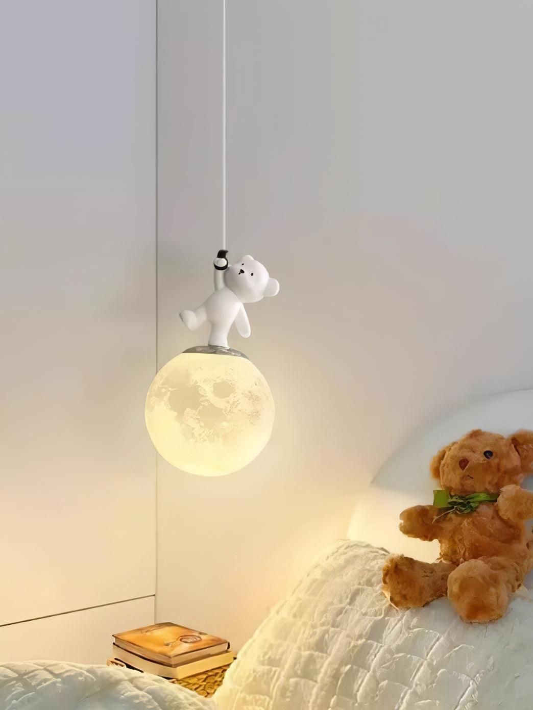 Animal And Moon Pendant Light