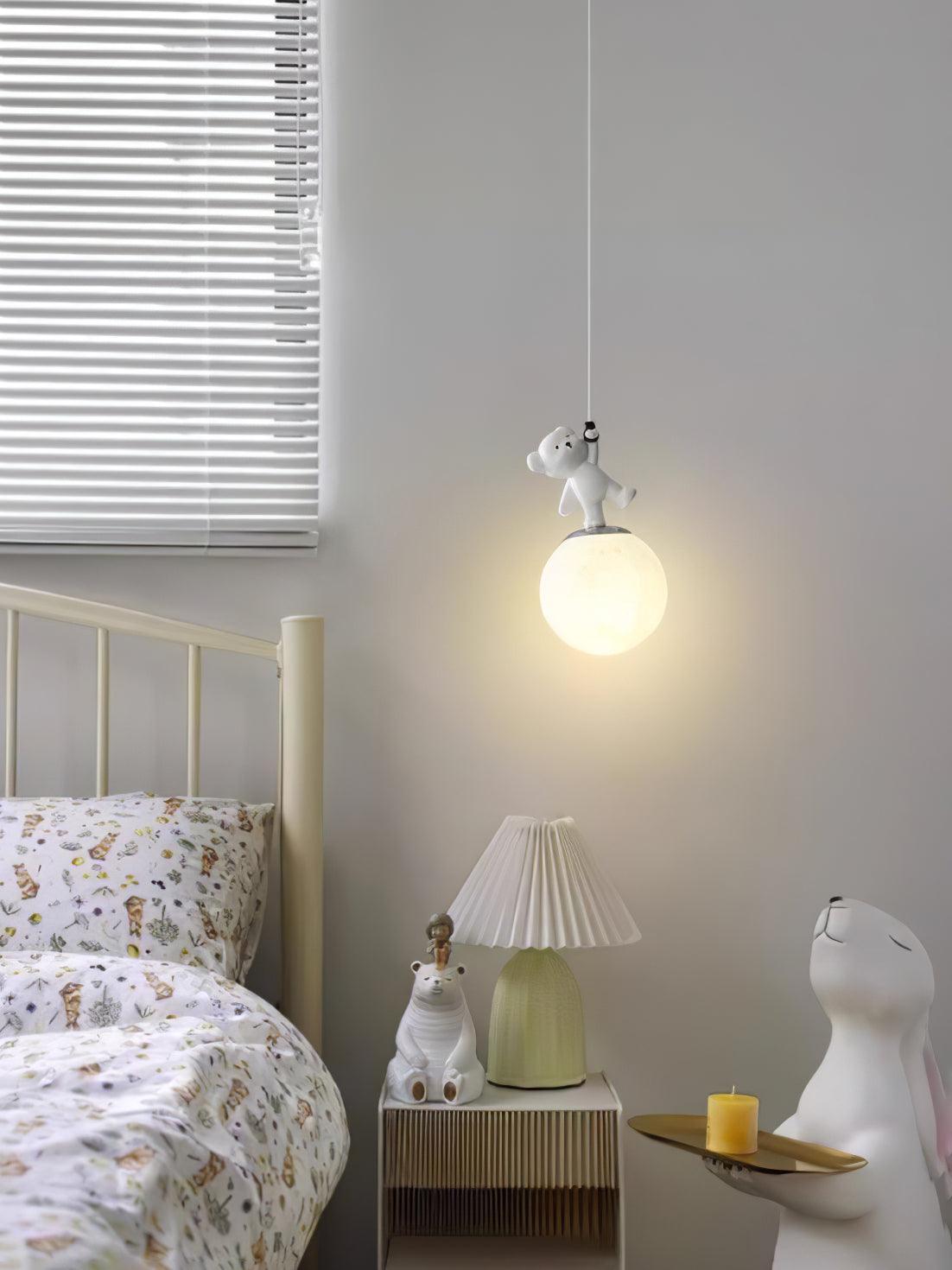 Animal And Moon Pendant Light