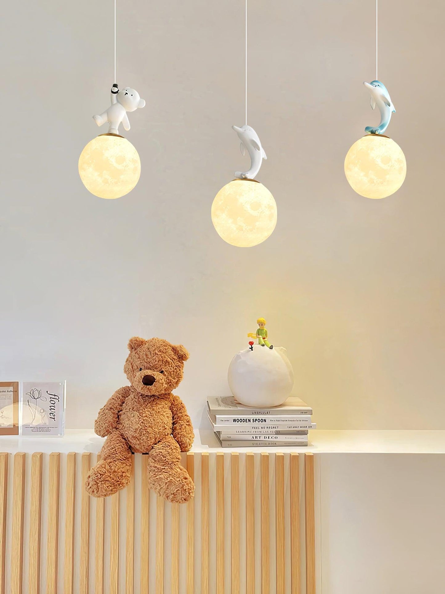 Animal And Moon Pendant Light