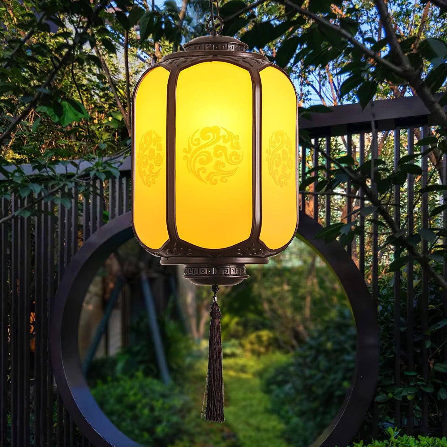 Antique Lantern Outdoor Pendant Light