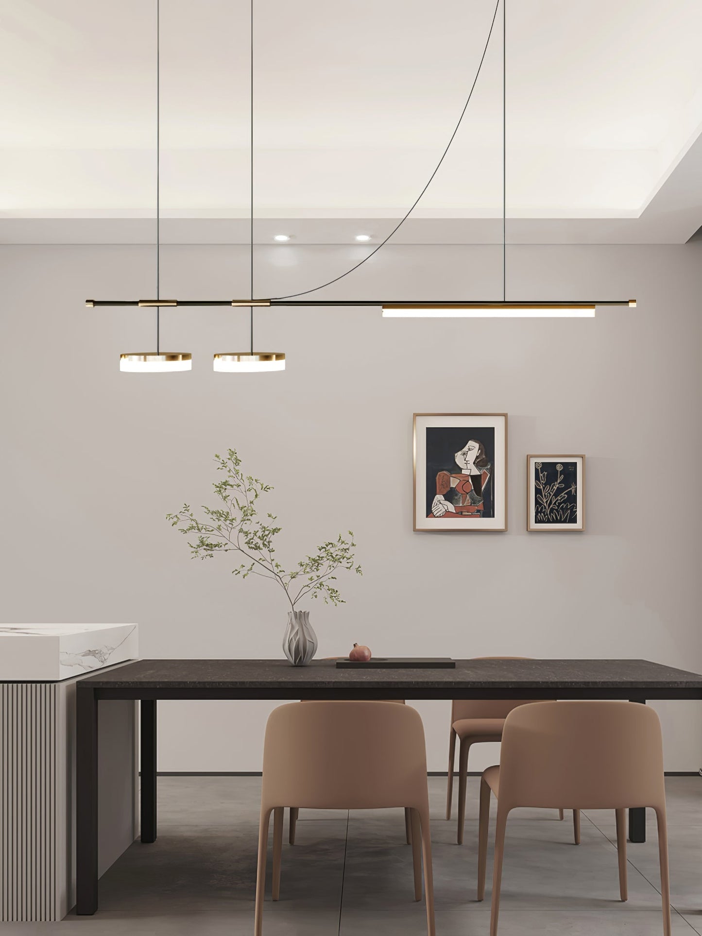 Arc Horizon Island Pendant Light