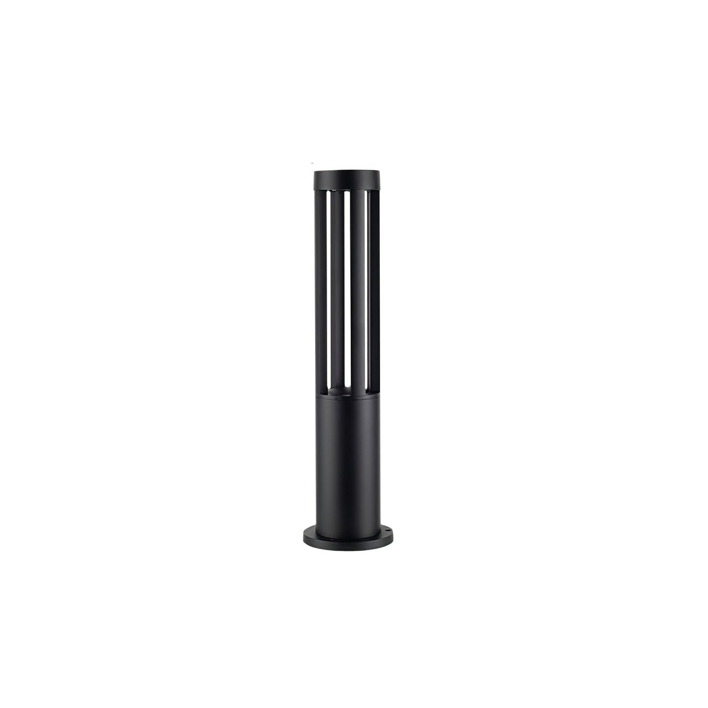 Black Cylindrical Garden Outdoor Light