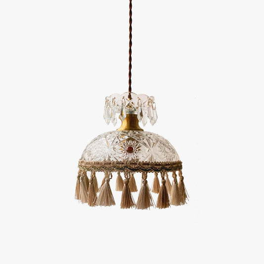 Bowl Tassel Pendant Light