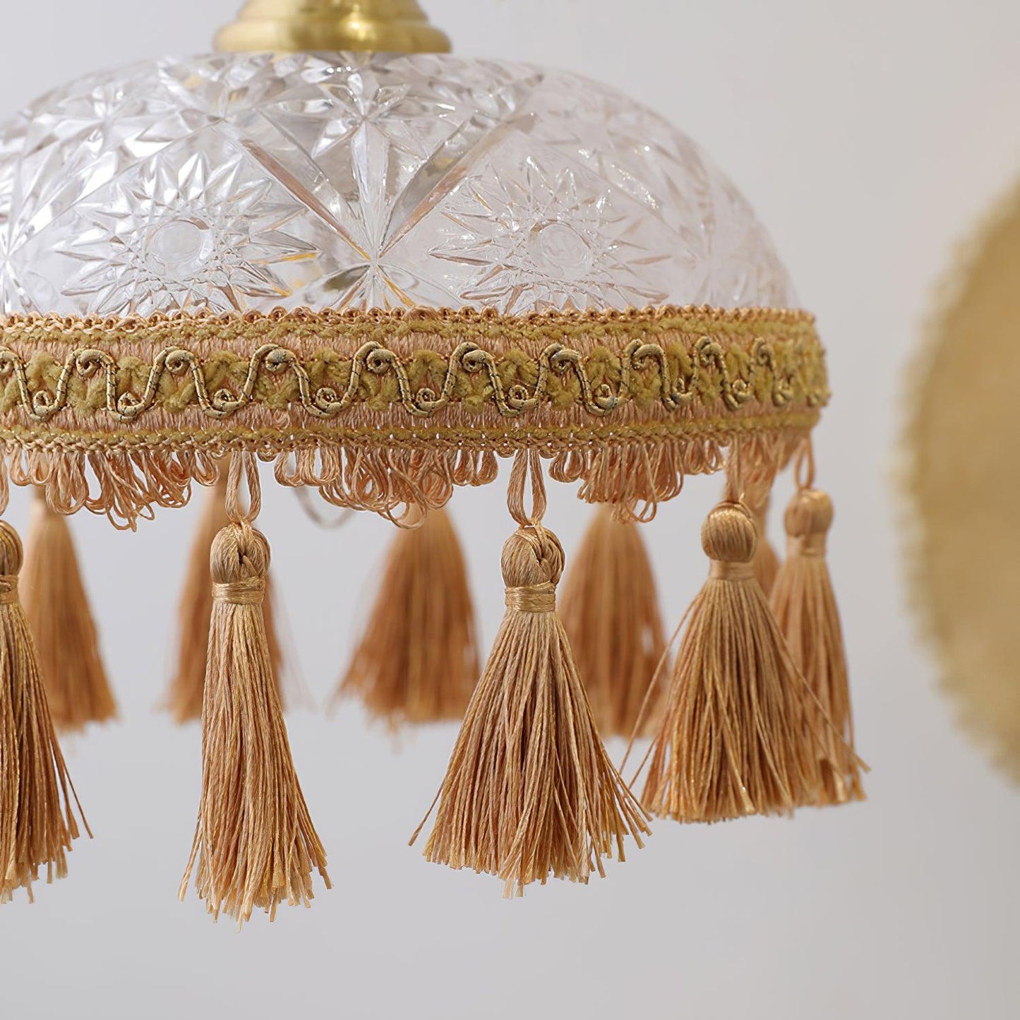 Bowl Tassel Pendant Light