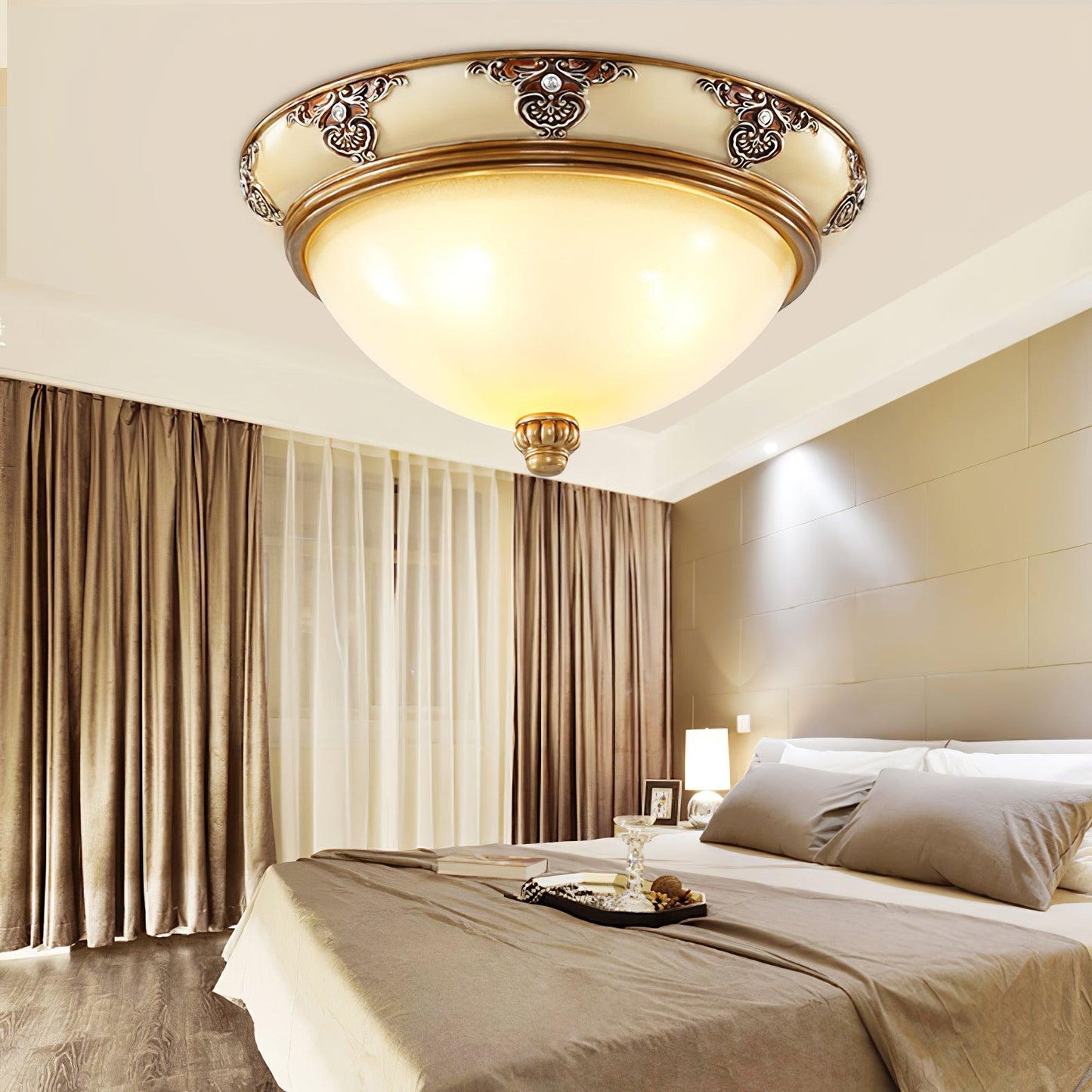 Brahm Flush Ceiling Light