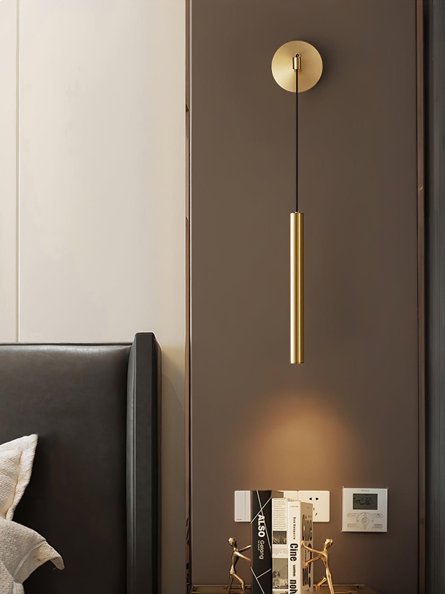 Brass Line Wall Light