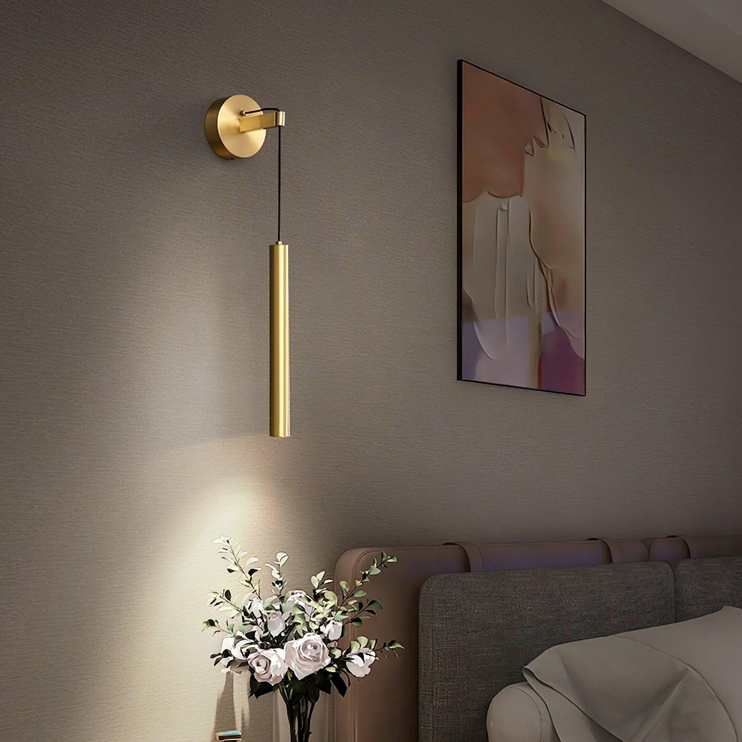 Brass Line Wall Light