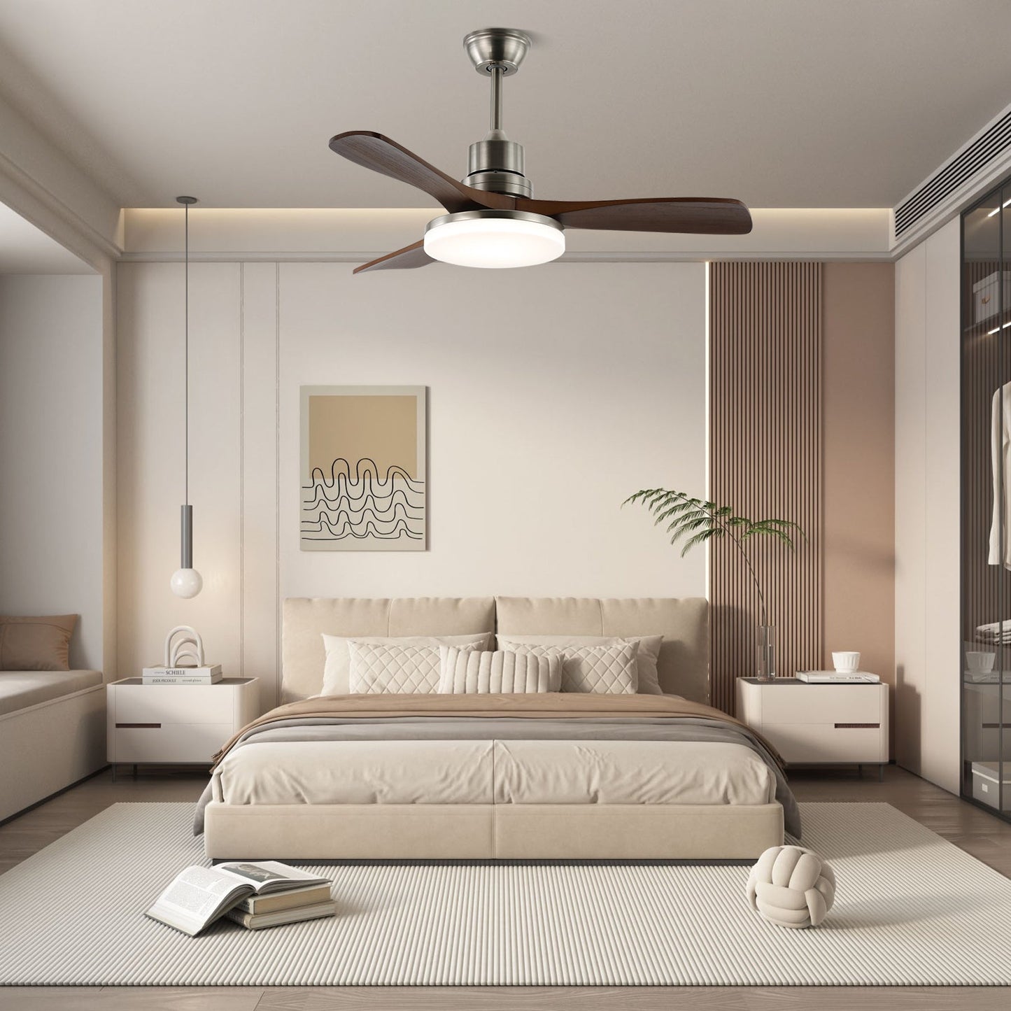 Breeze Master Wooden 48"/52" Ceiling Fan Light