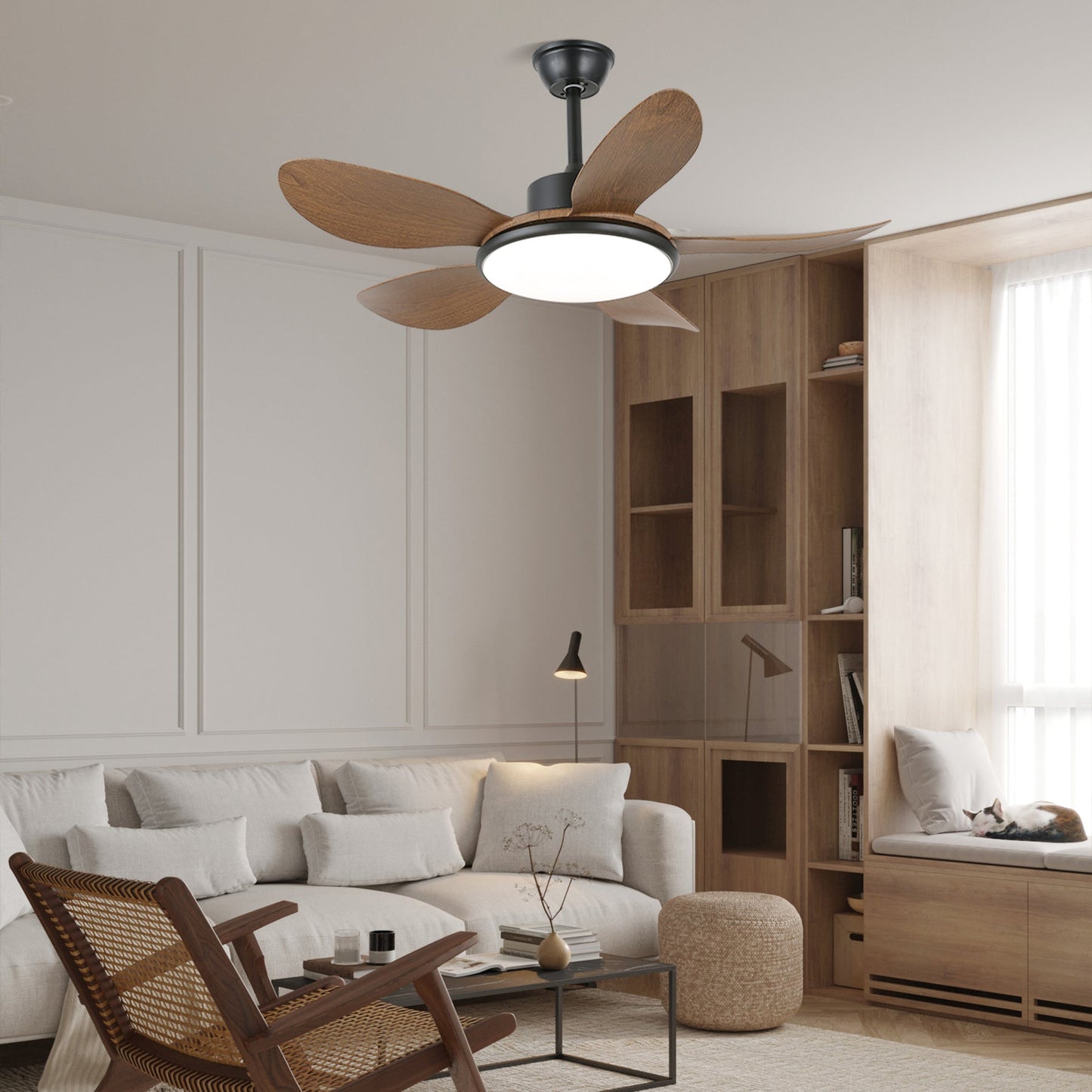 Brinley 48"/52" Ceiling Fan Light