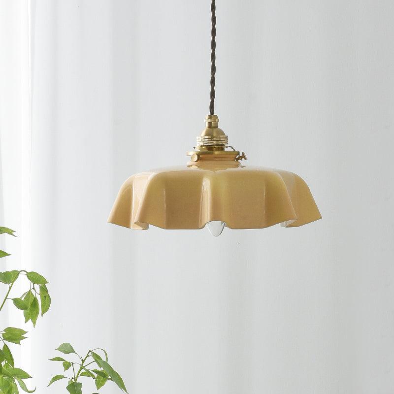 French Flower Pendant Swag Light