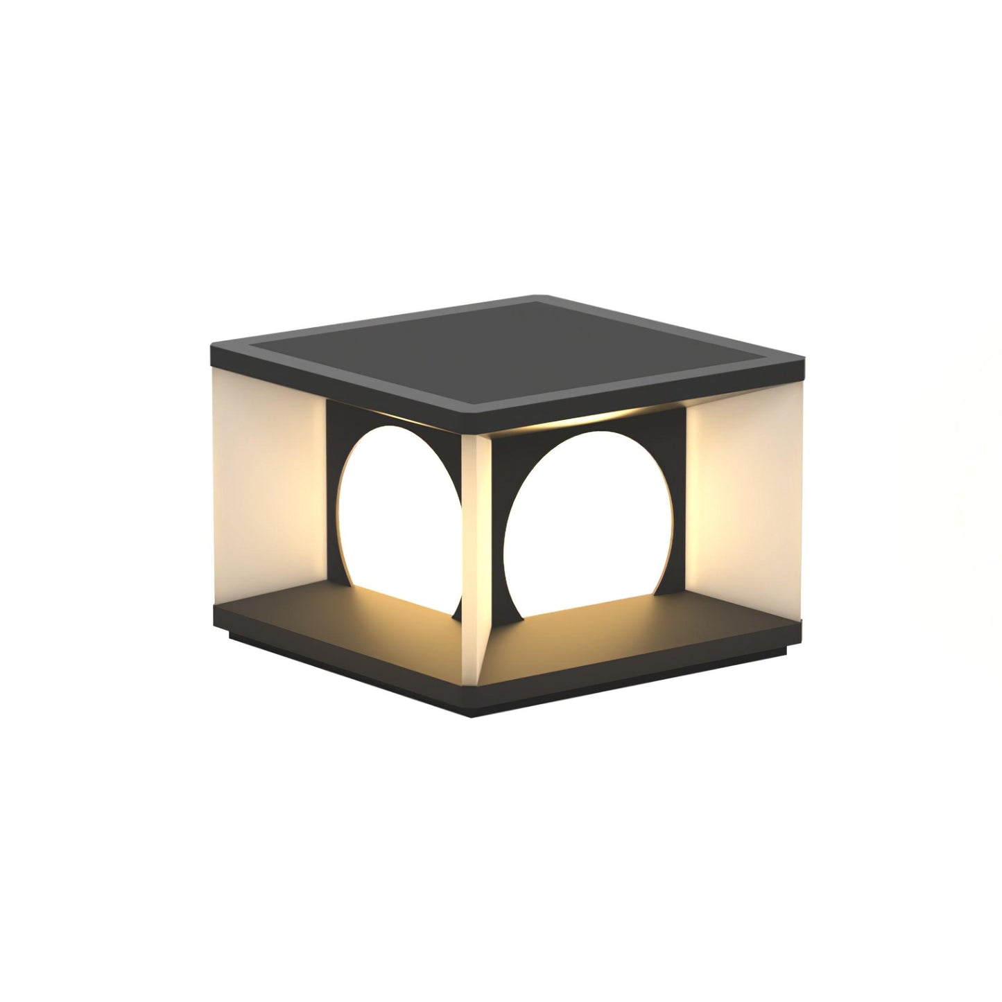 Eclipse Cube Outdoor Post Light