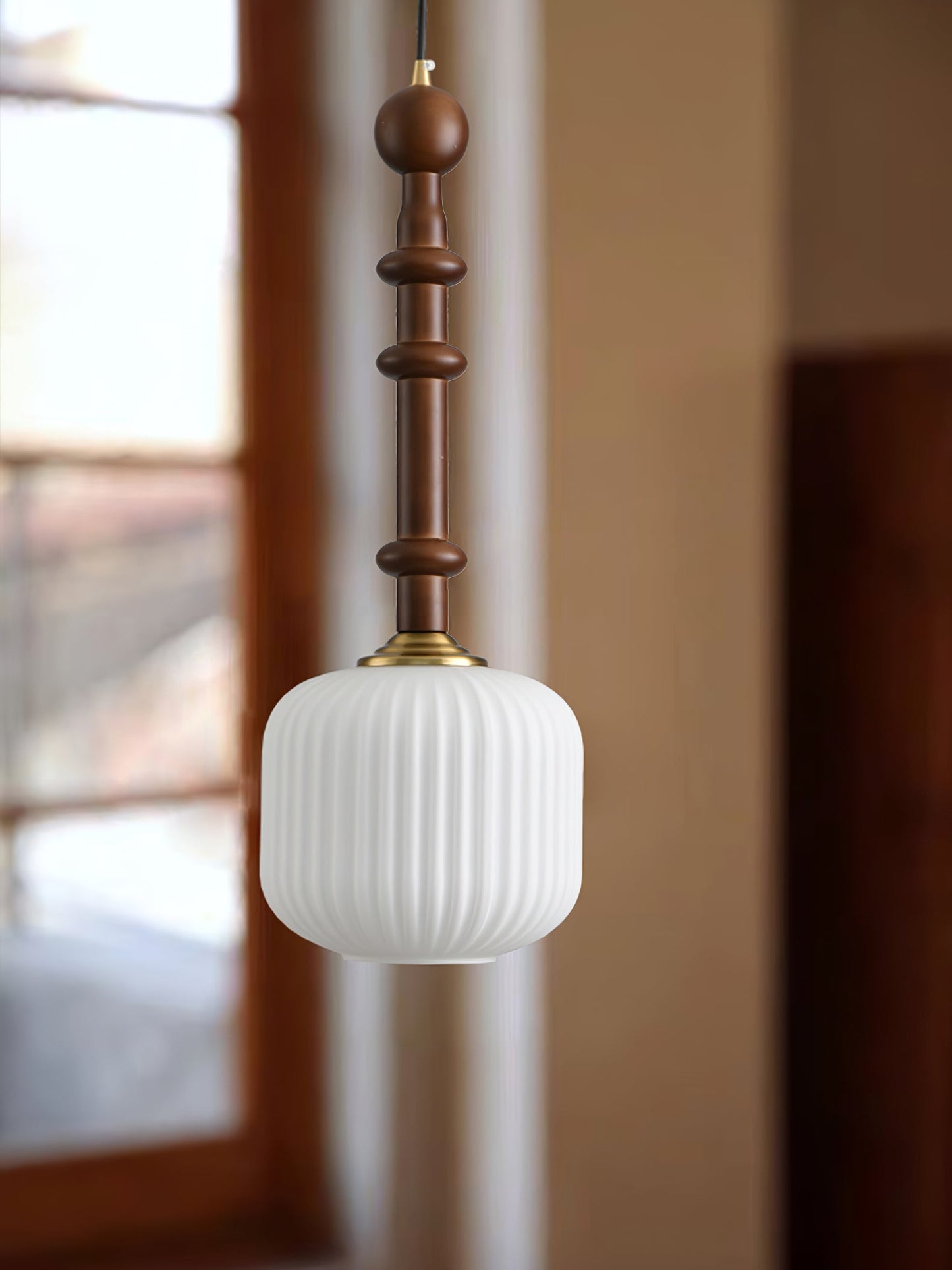 Edison Wood Pendant Light