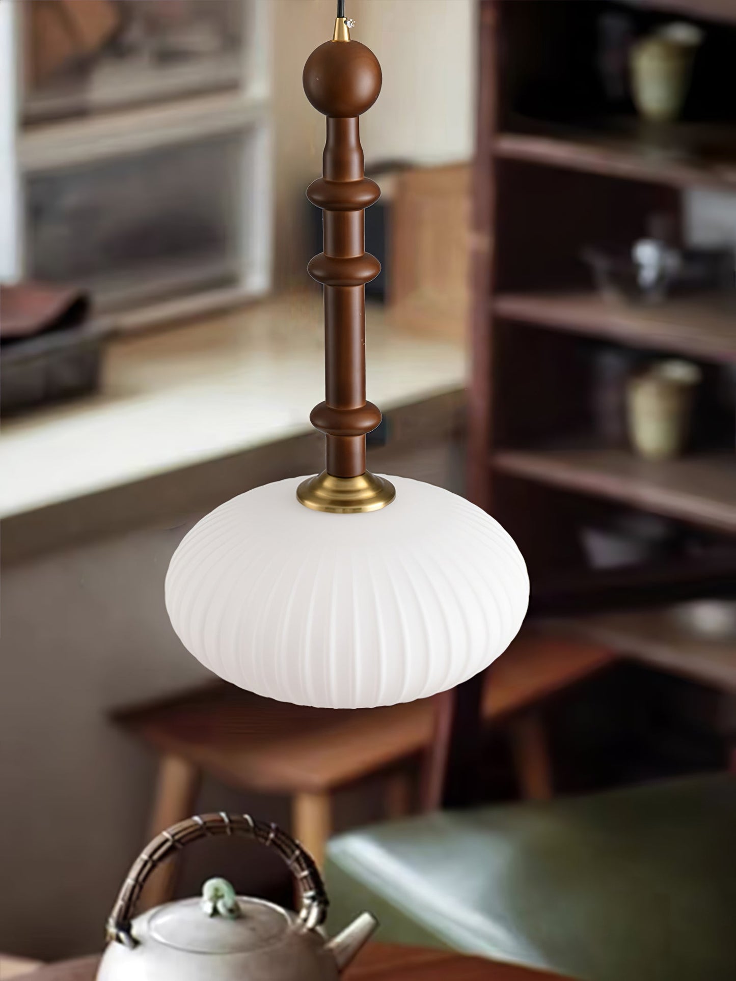 Edison Wood Pendant Light