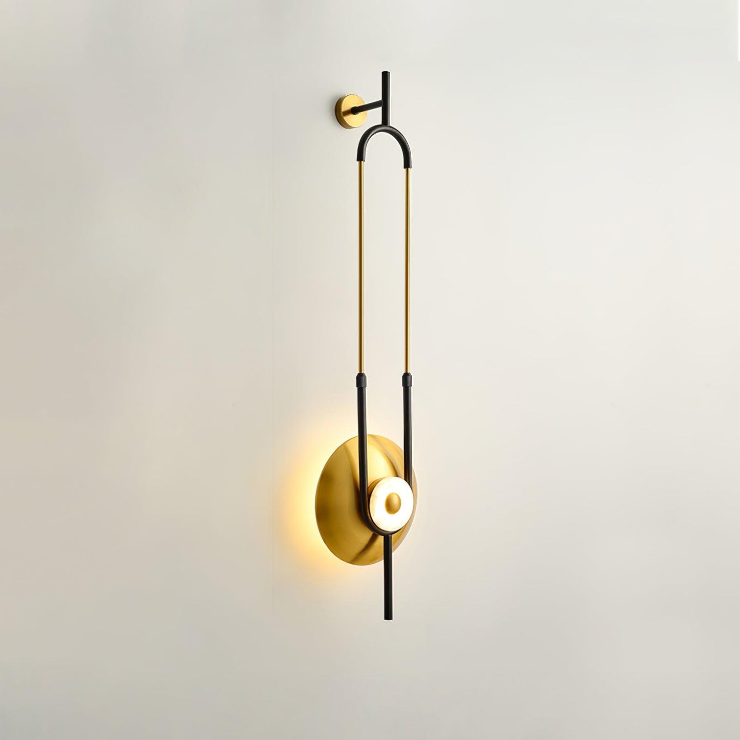 Ellipse Ring Marble Wall Light