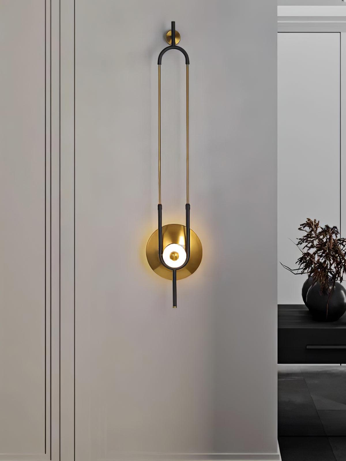 Ellipse Ring Marble Wall Light