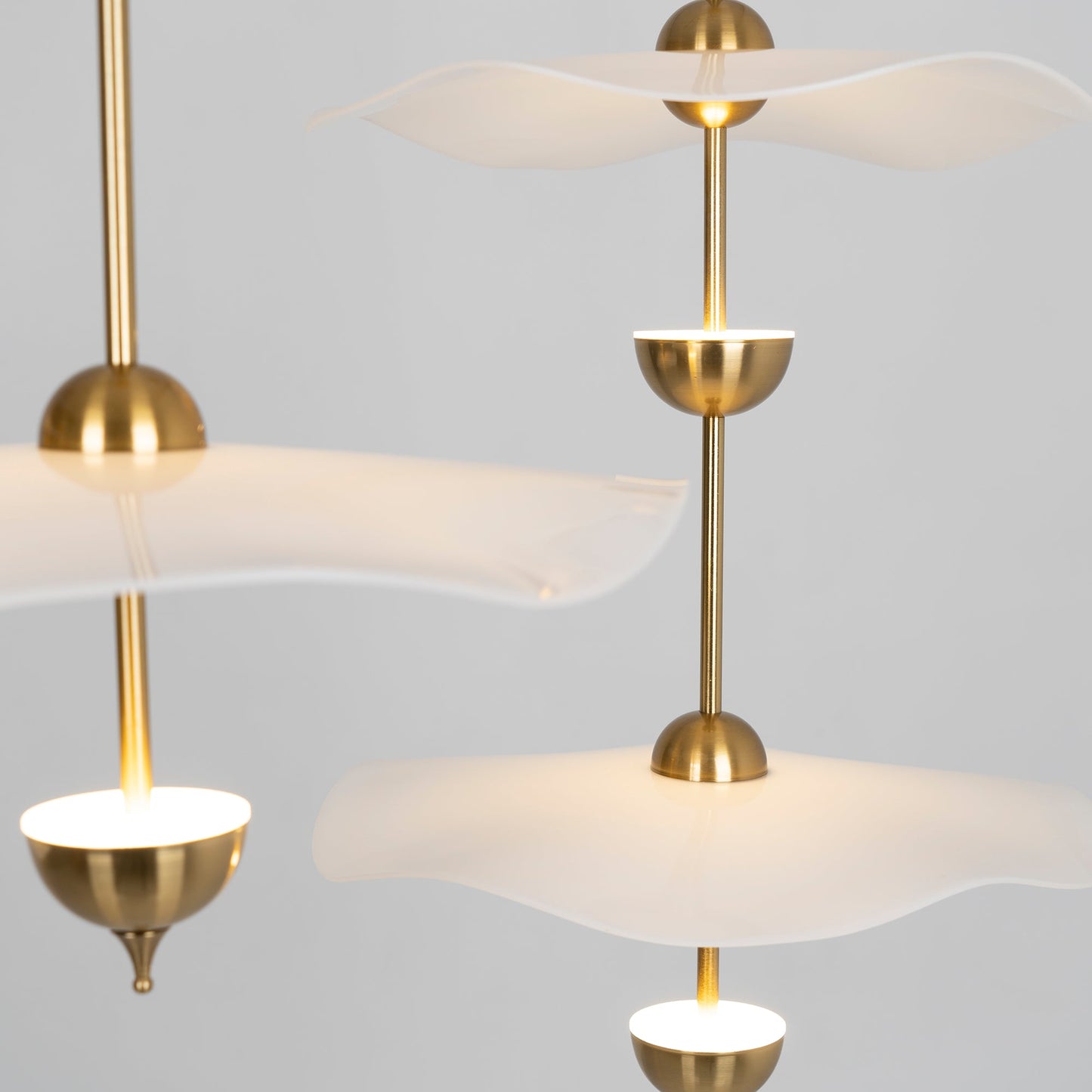 Envolee Double Biscuit Pendant Light