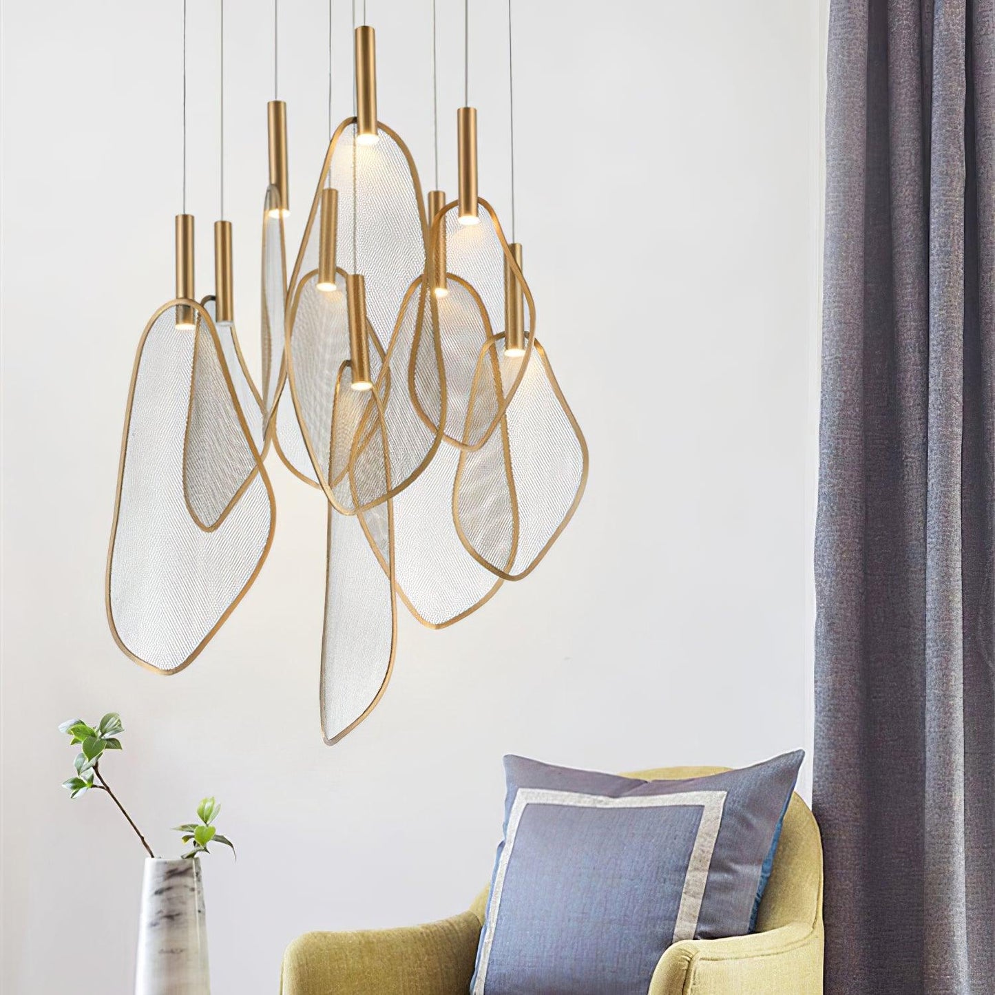 Fan Shape Pendant Light