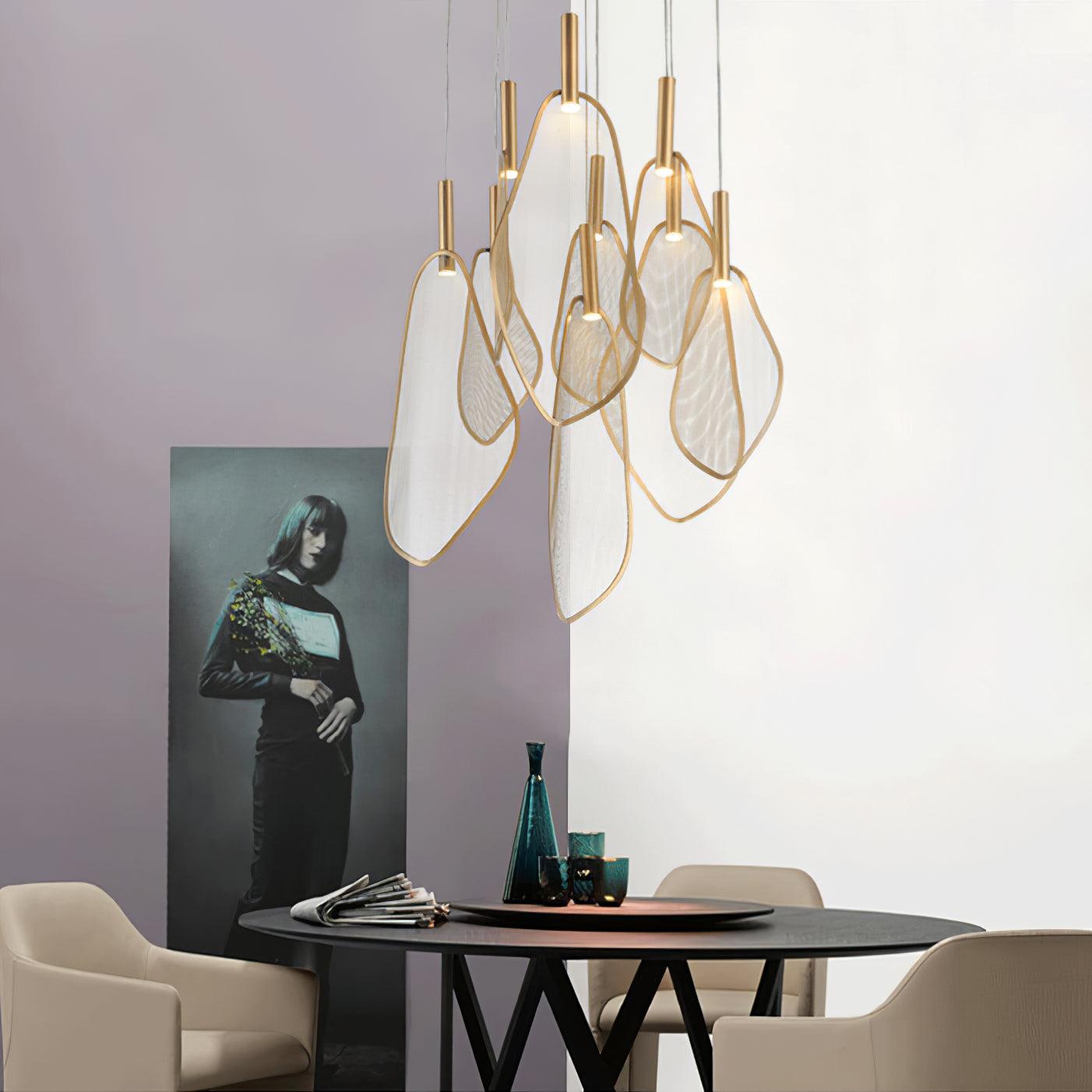 Fan Shape Pendant Light