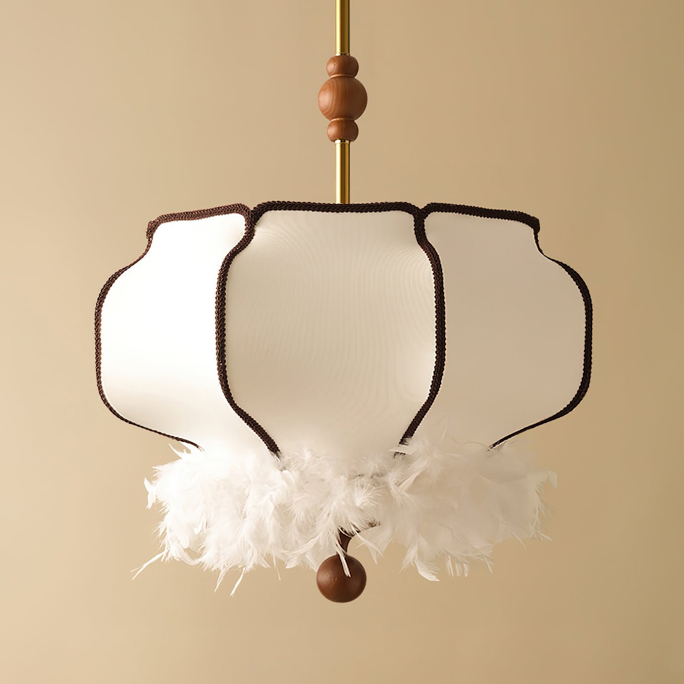 Feathered Lantern Pendant Light