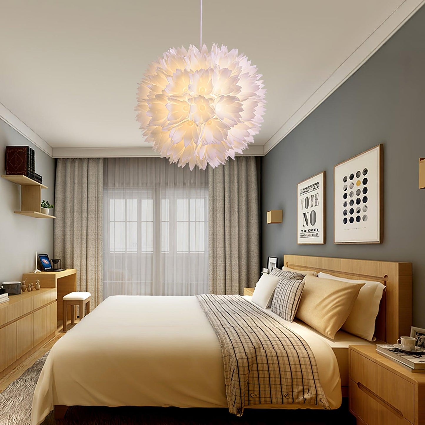 Flowers Ball Pendant Light