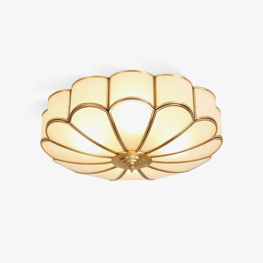 Flower Shape Glass Recessed Ceiling Light