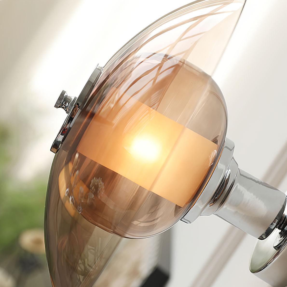 Flying Saucer Chrome Wall Light