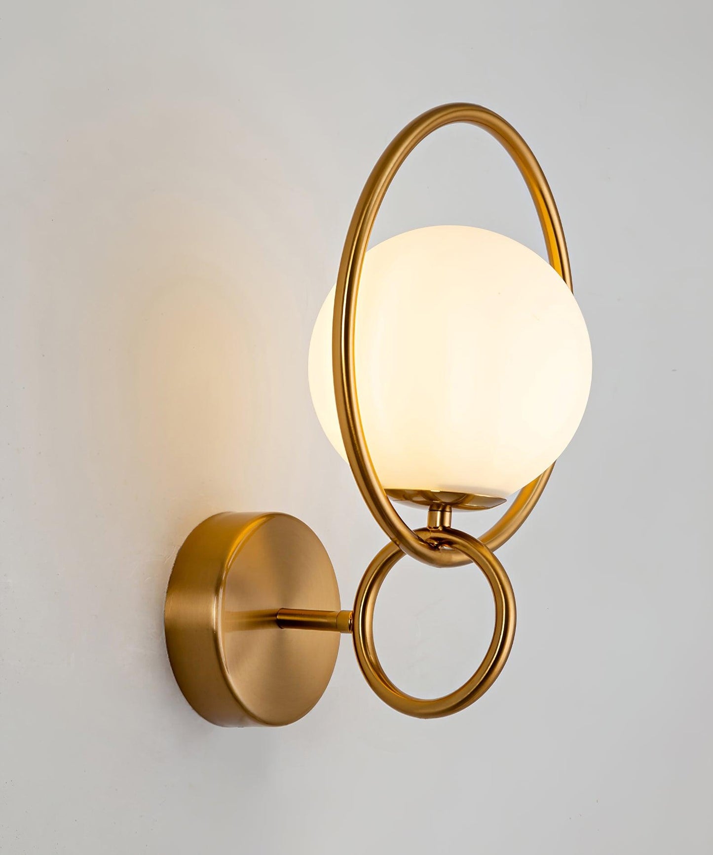 Fort Halo Gold Wall Light