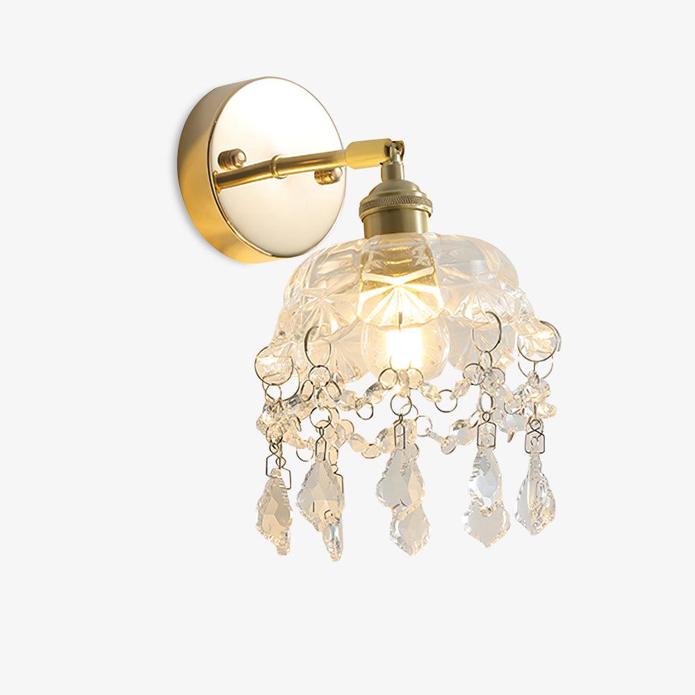 French Crystal Tassel Wall Light