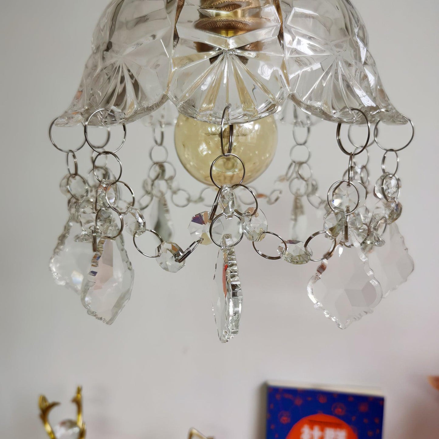 French Crystal Tassel Wall Light