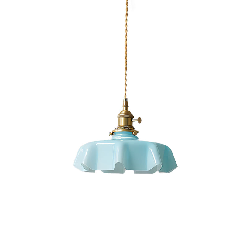 French Flower Pendant Swag Light