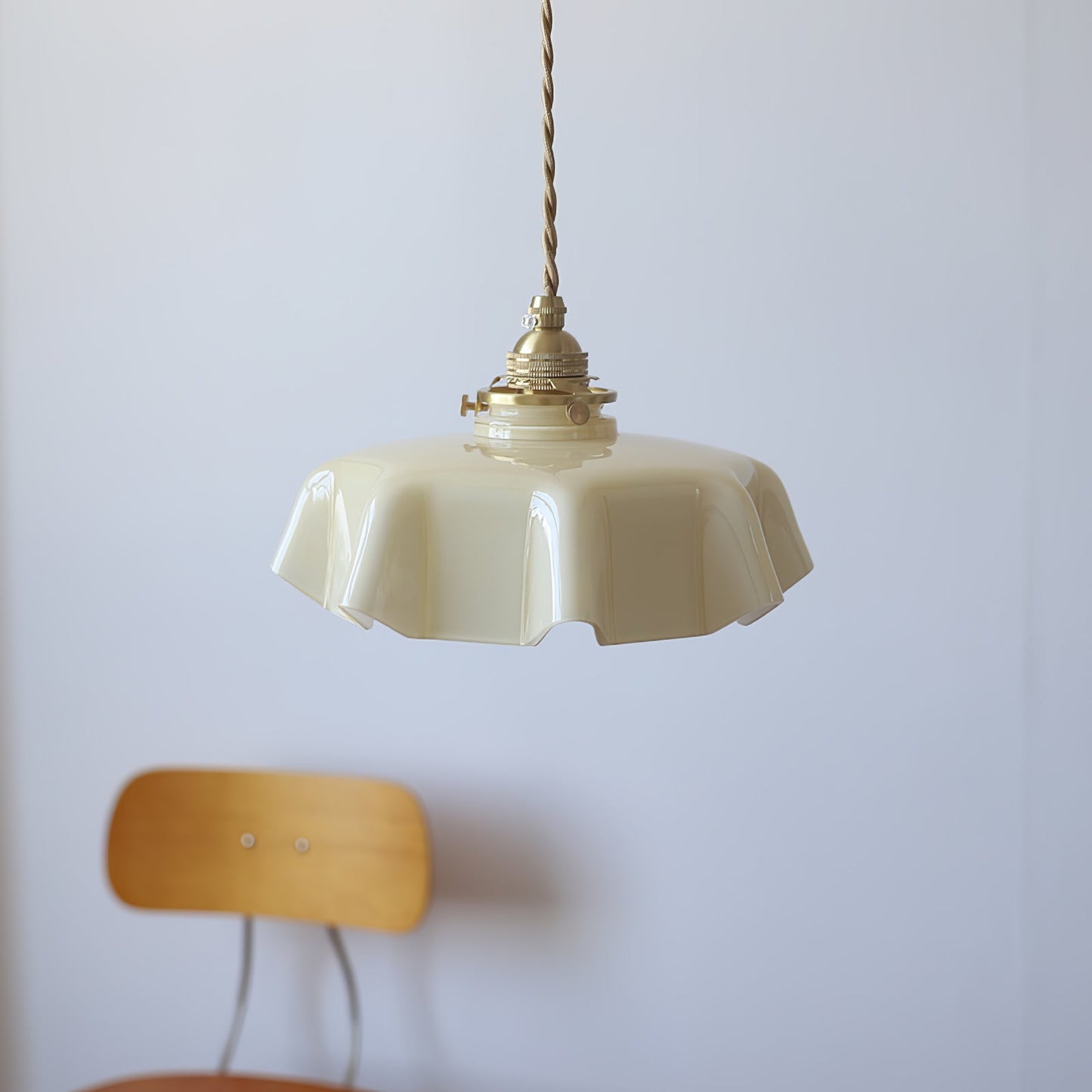 French Flower Pendant Swag Light