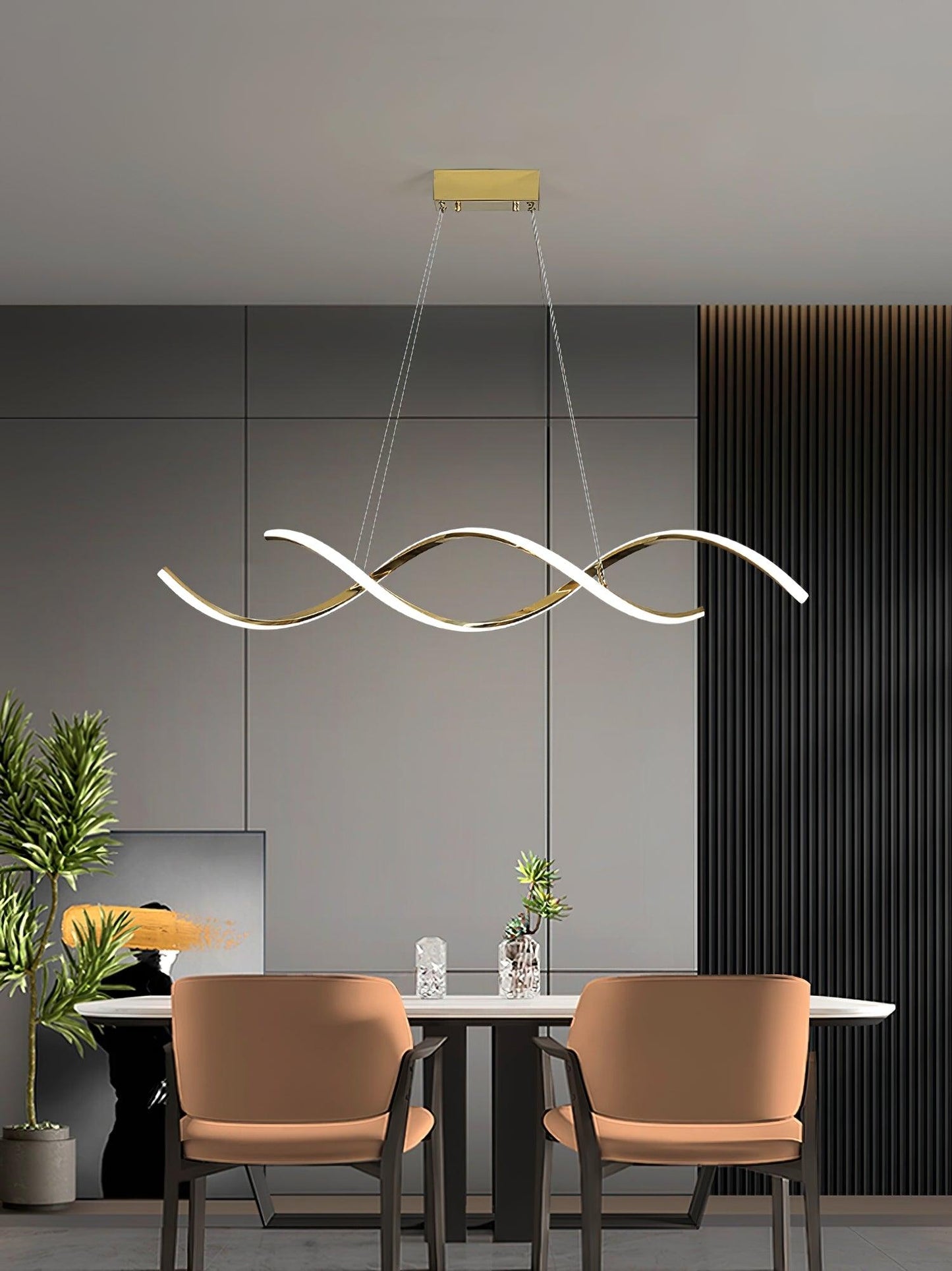 Gentle Waves Pendant Light