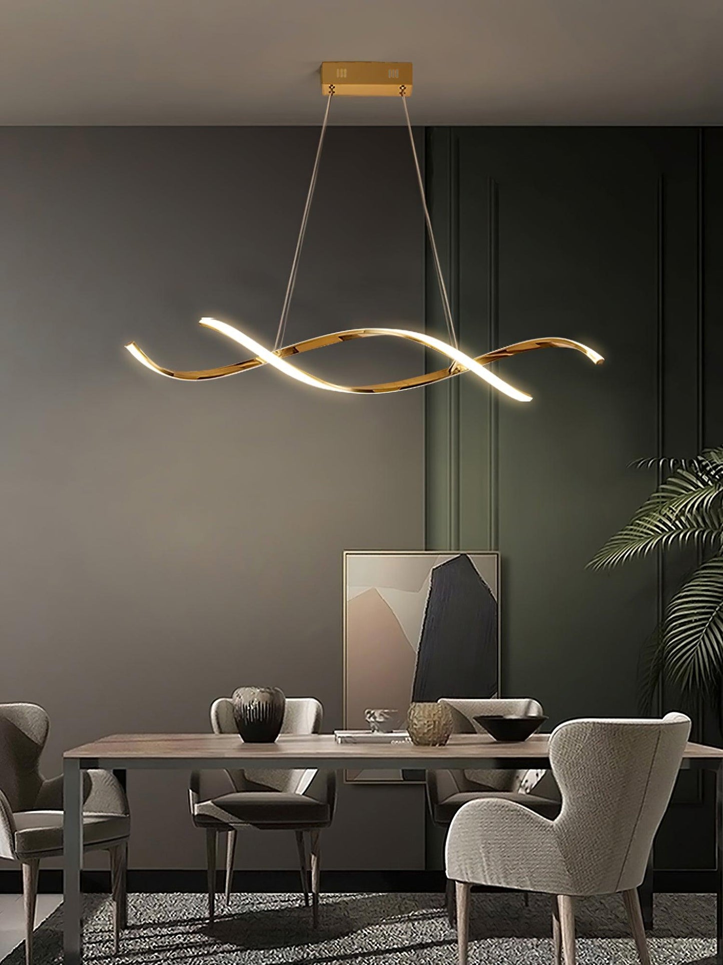 Gentle Waves Pendant Light