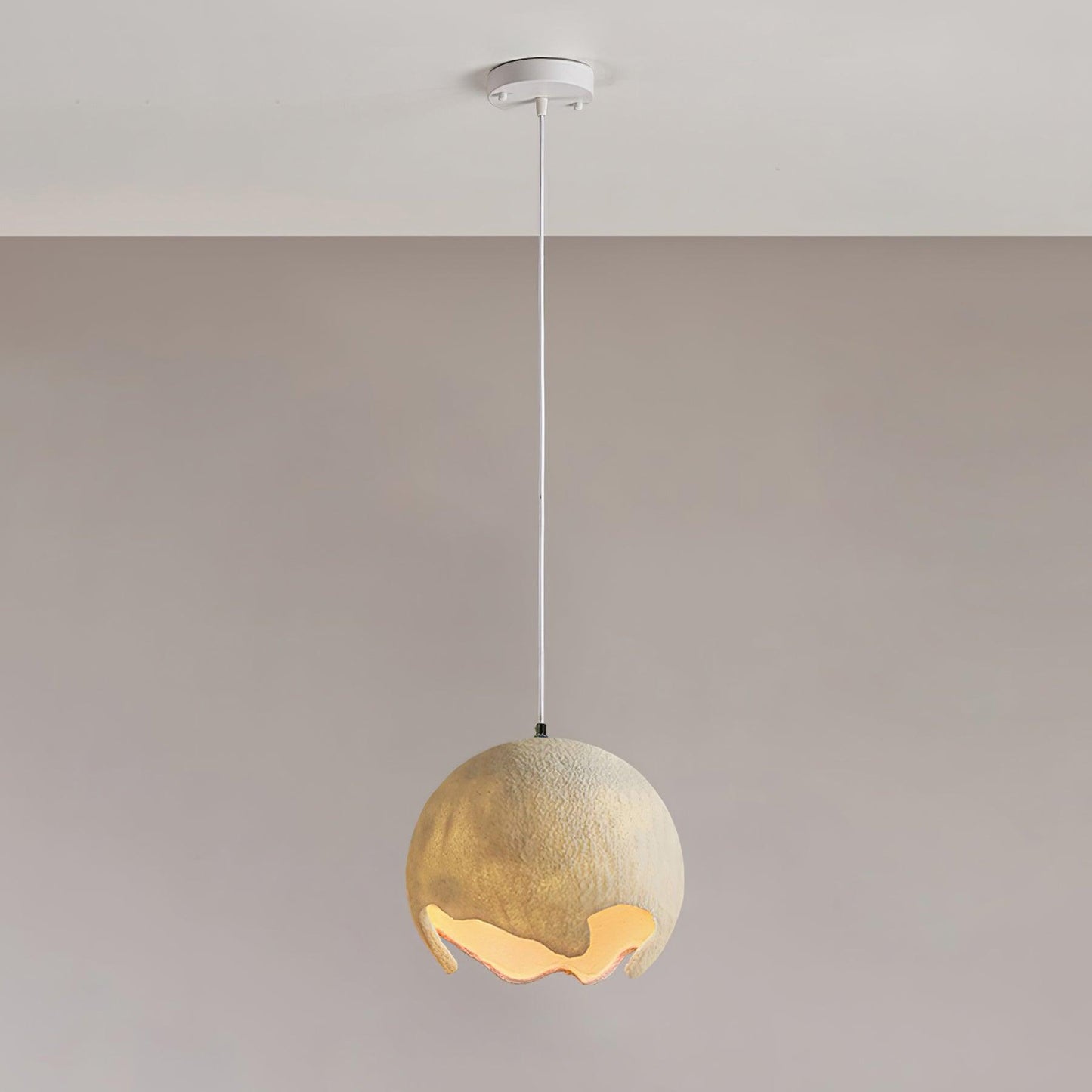 Geometric Resin Pendant Light