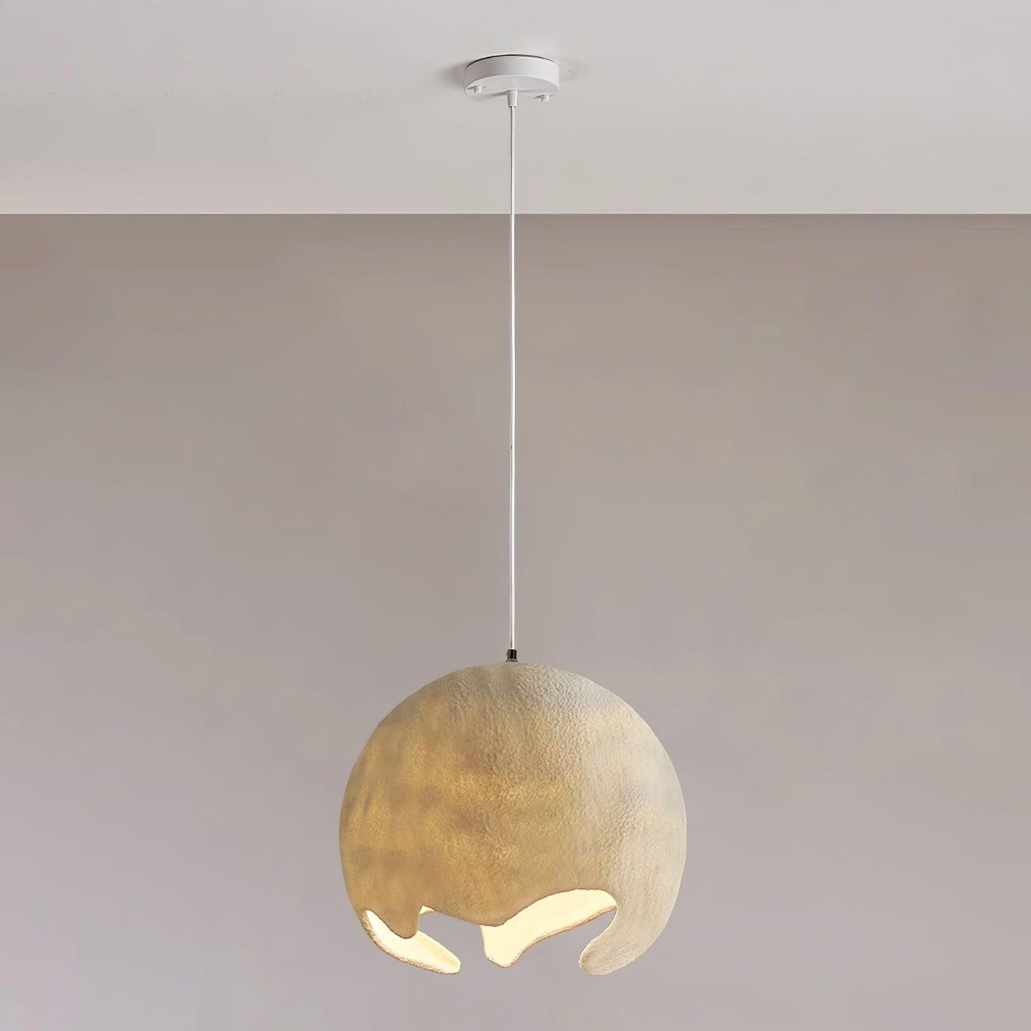 Geometric Resin Pendant Light