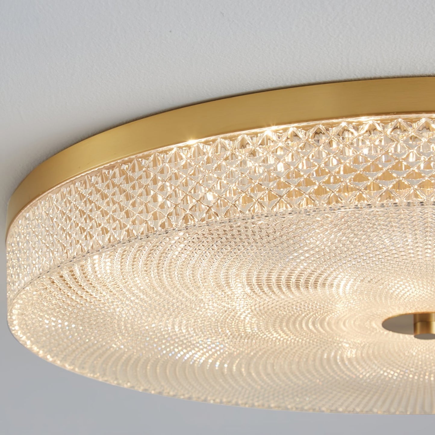 Glimmering Striped Ceiling Light