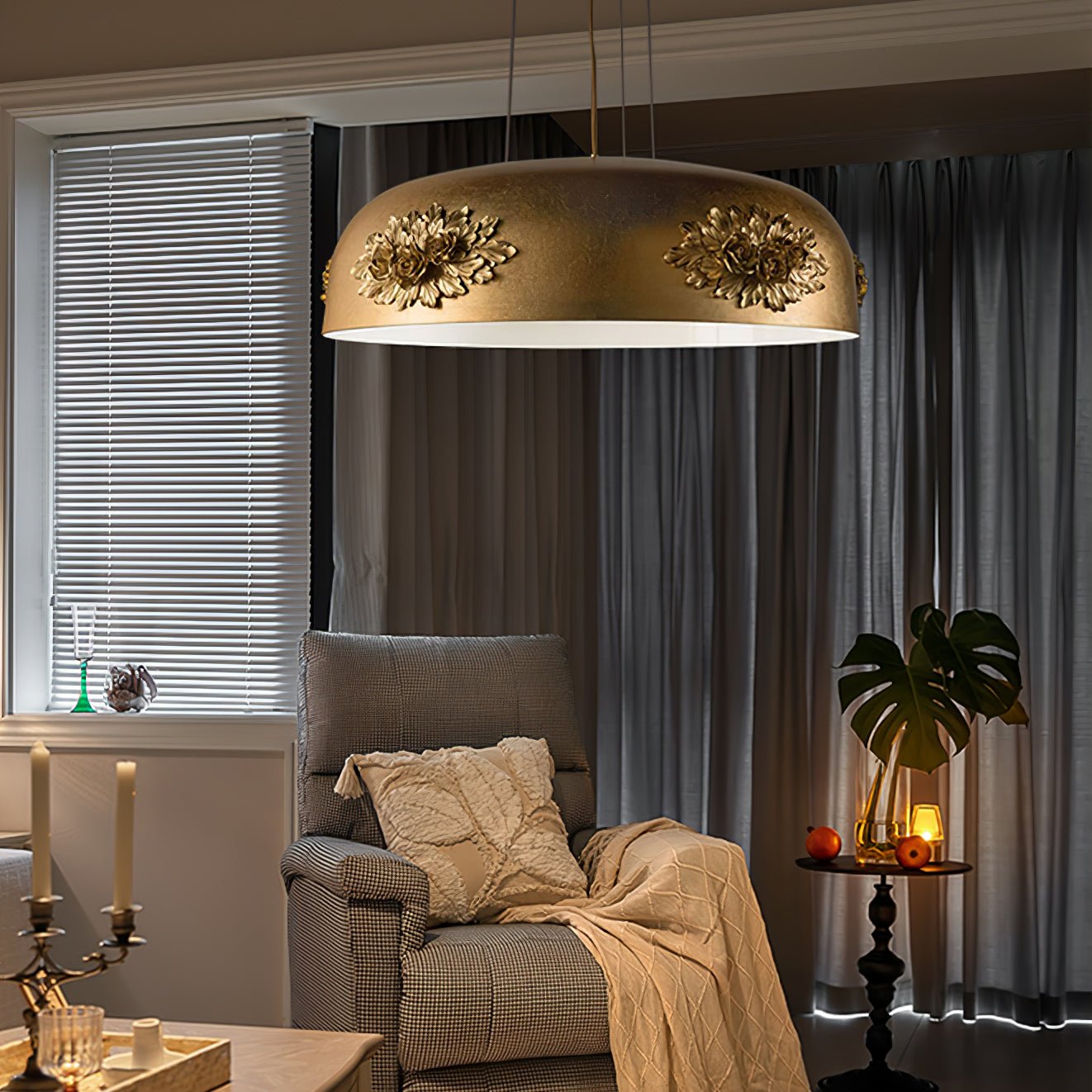 Gold Tuzzi Pendant Light