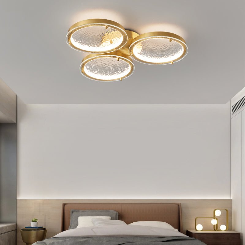 Golden Rings Ceiling Light