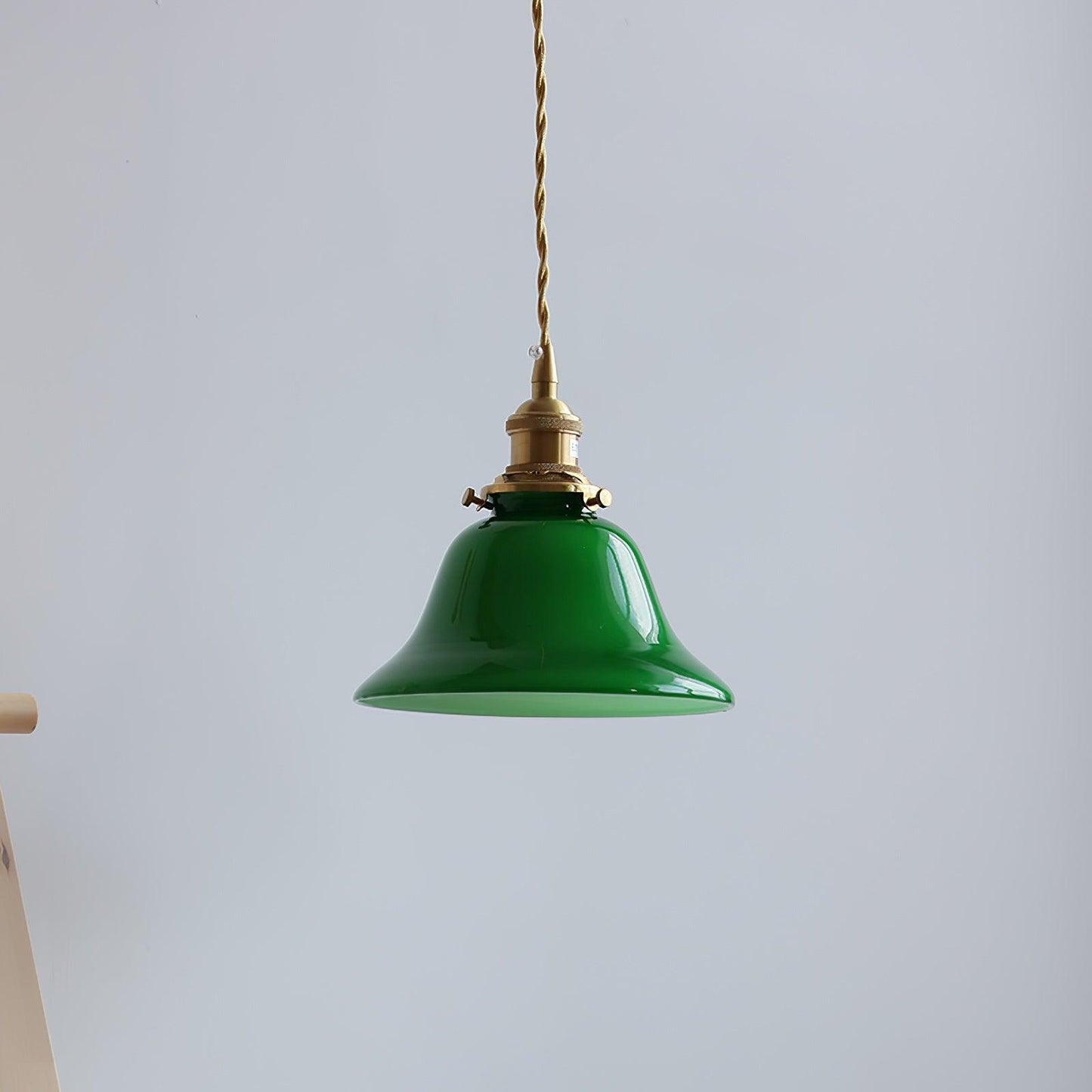 Green Bell Pendant Light