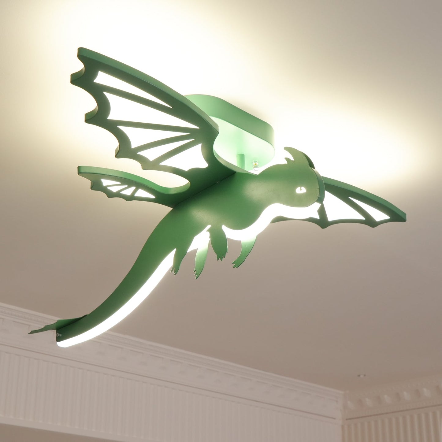 Green Dinosaur Ceiling Light