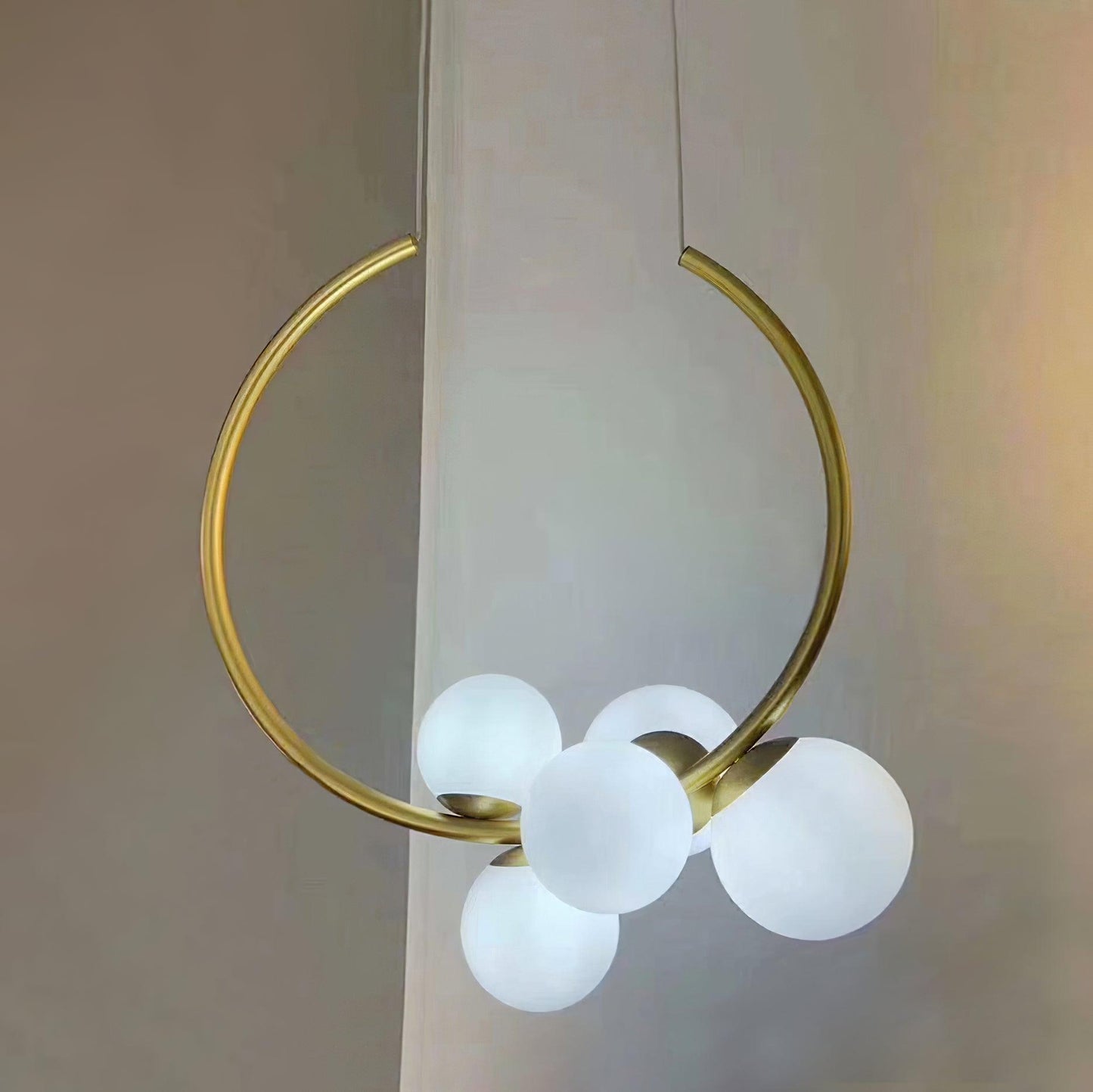 Glass Bubble Pendant Light