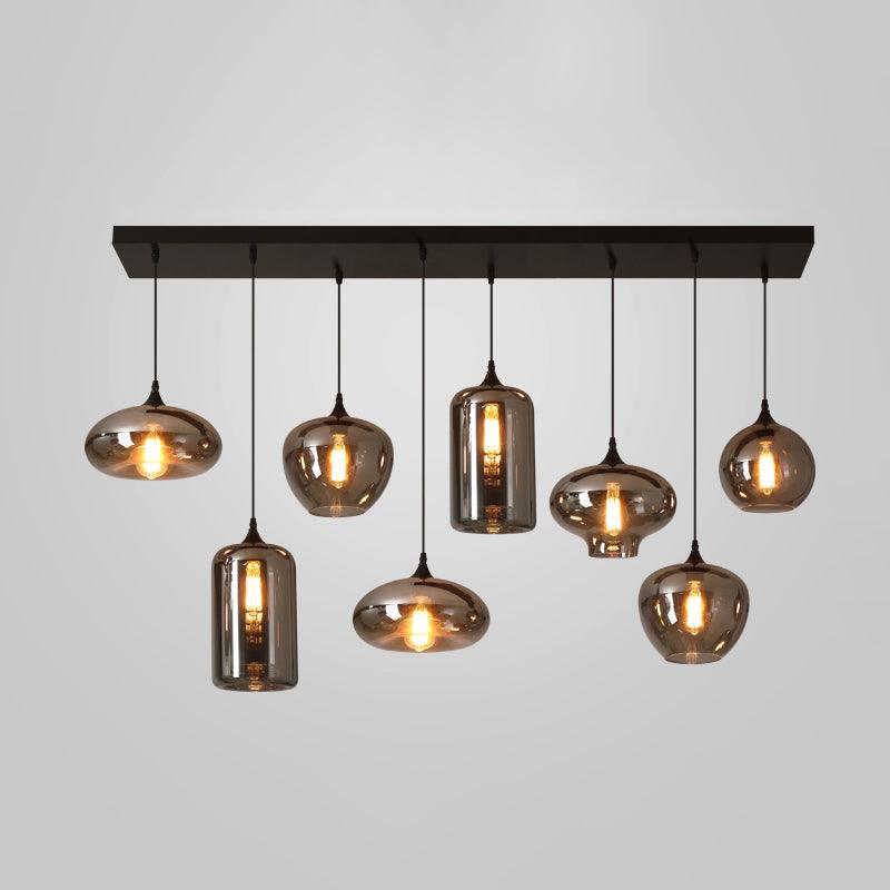 Bottle Glass Pendant Light