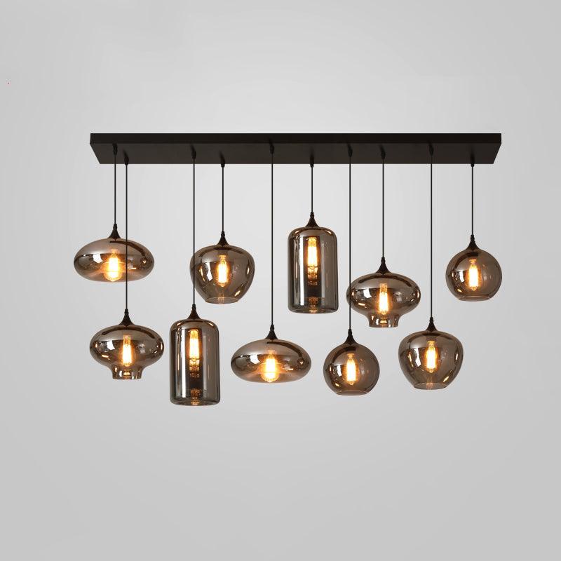 Bottle Glass Pendant Light