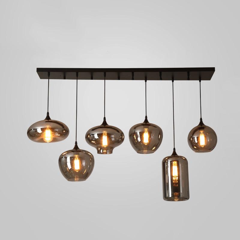 Bottle Glass Pendant Light